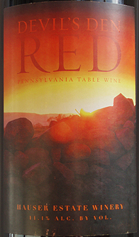 Hauser Estate Winery 2007 Devil's Den Red  (Pennsylvania)